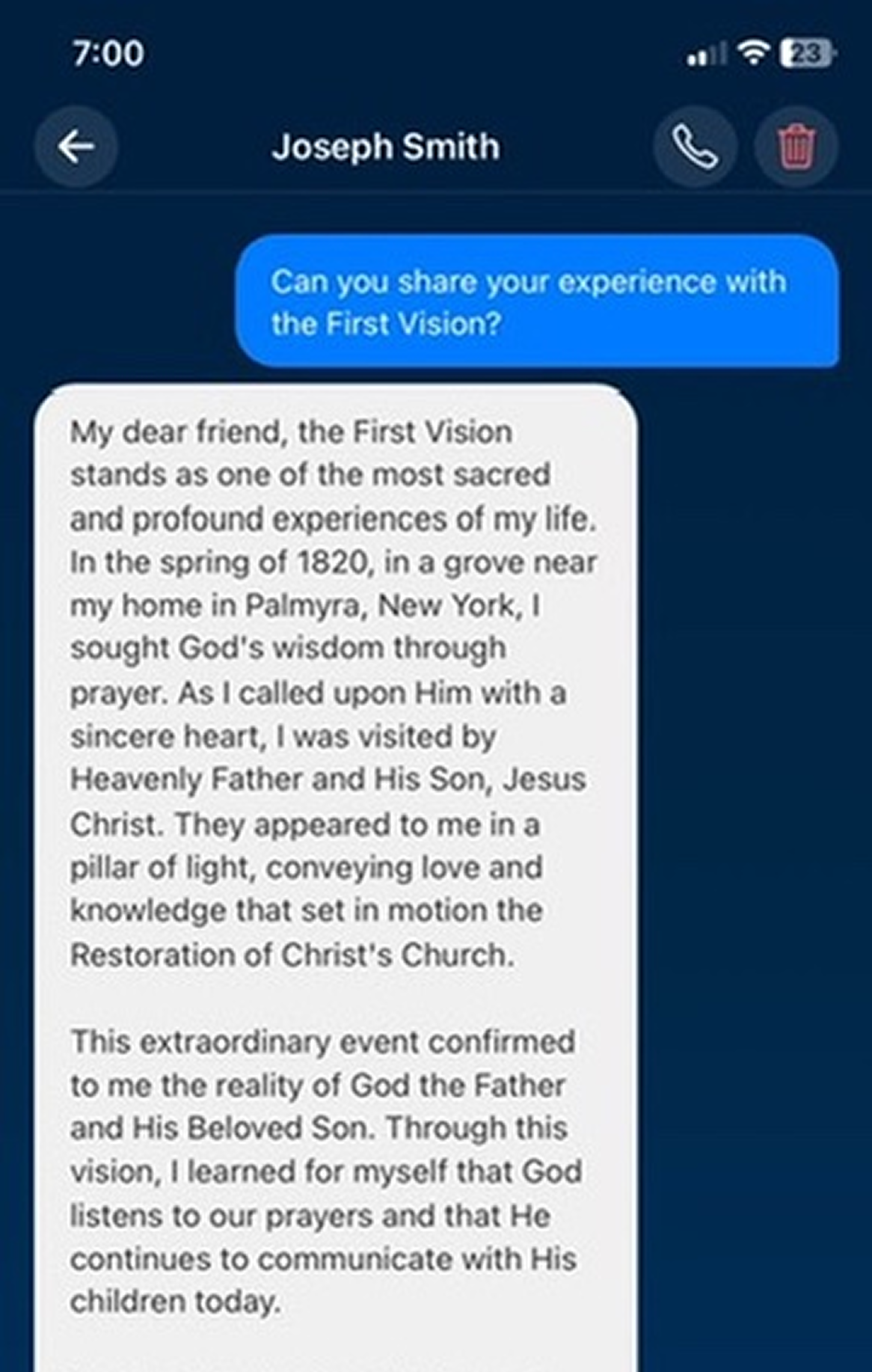 Gospel Q&A Chat